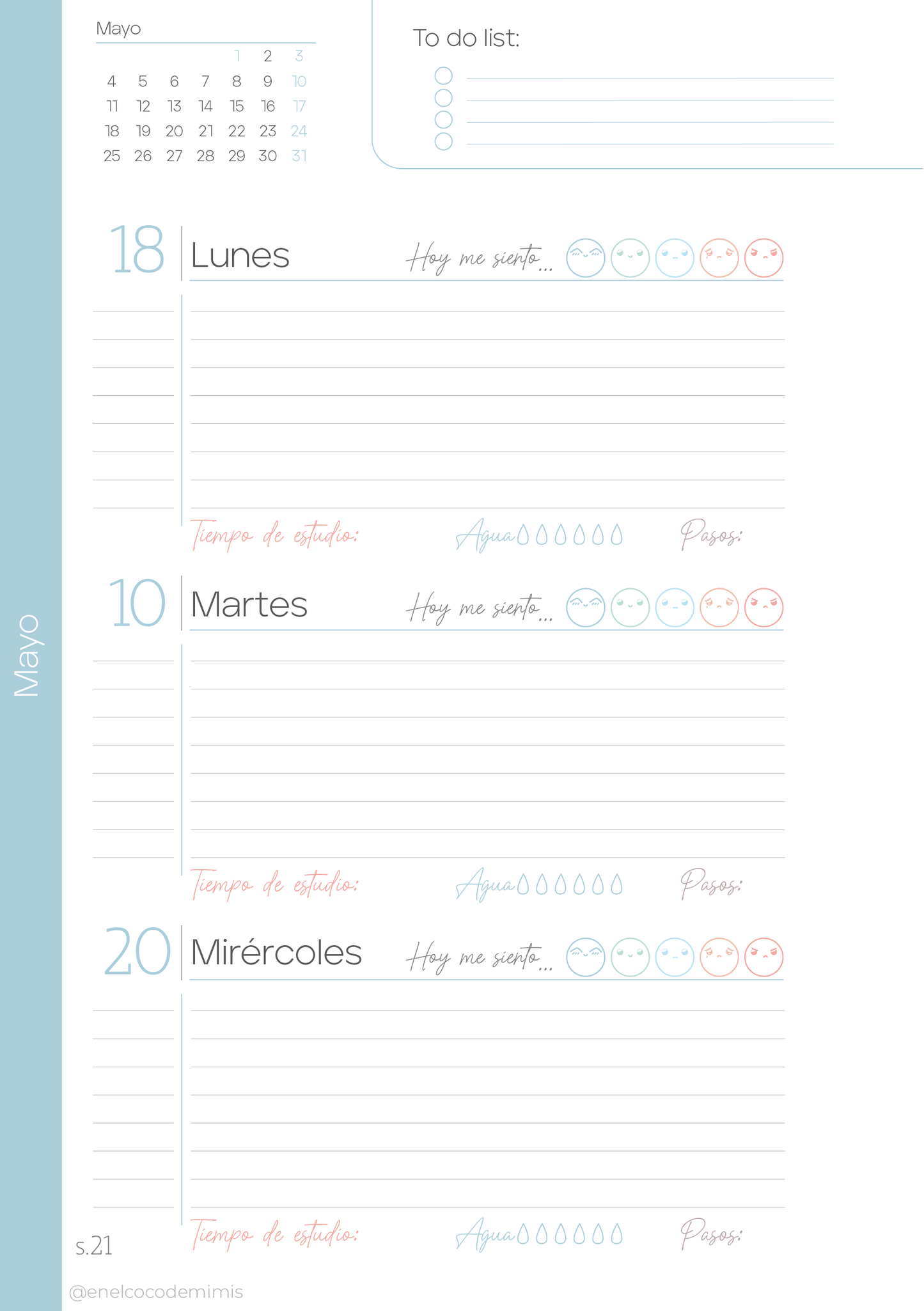 Agenda escolar 25-26 - Versión digital (PDF descargable)