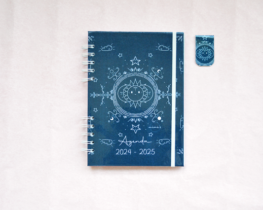 Agenda escolar 2024 - 2025 portada Celestial