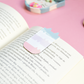 Marcapáginas magnético - punto de libro - rallas de colores orejas gatos