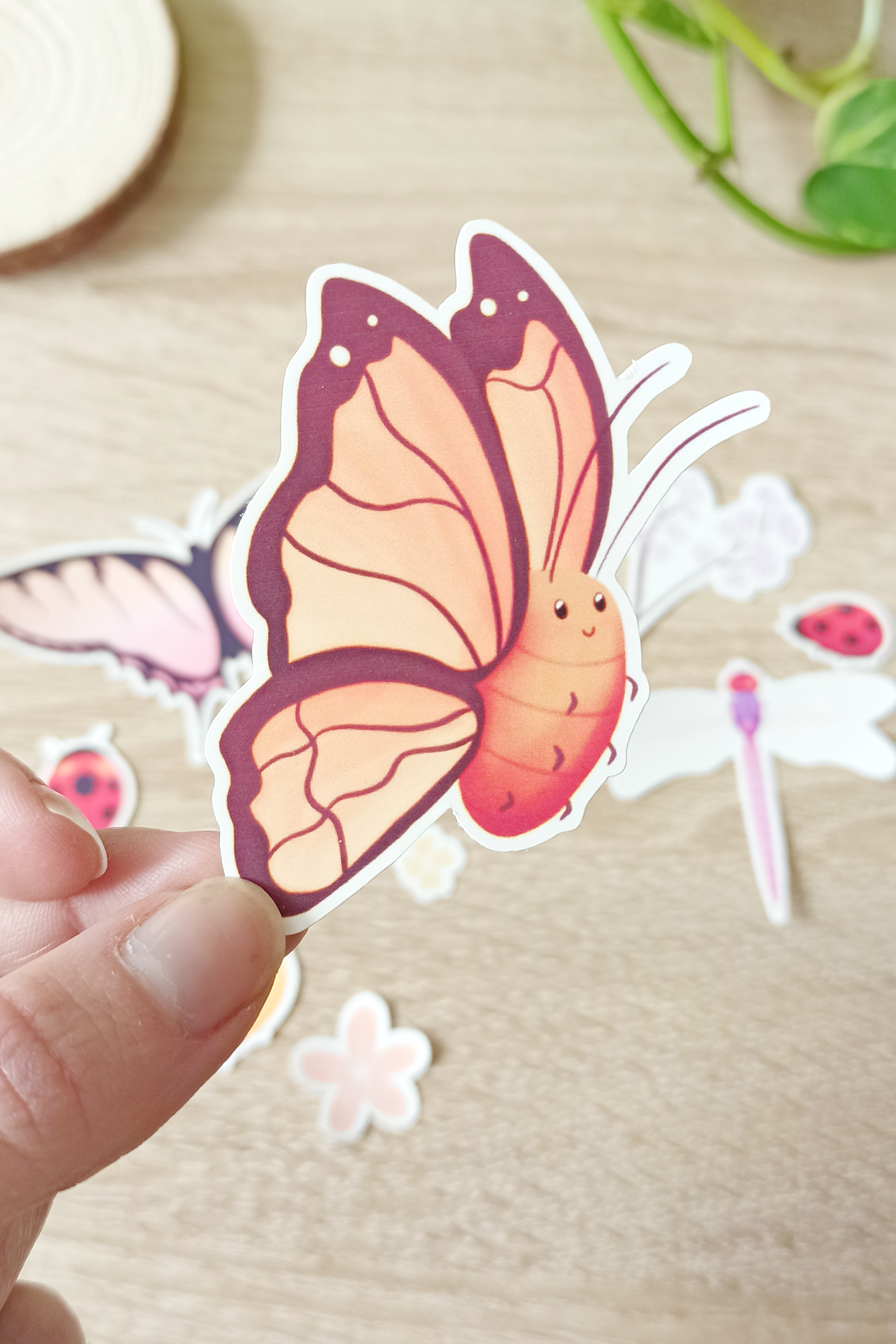 Spring stickers - pegatinas bichitos