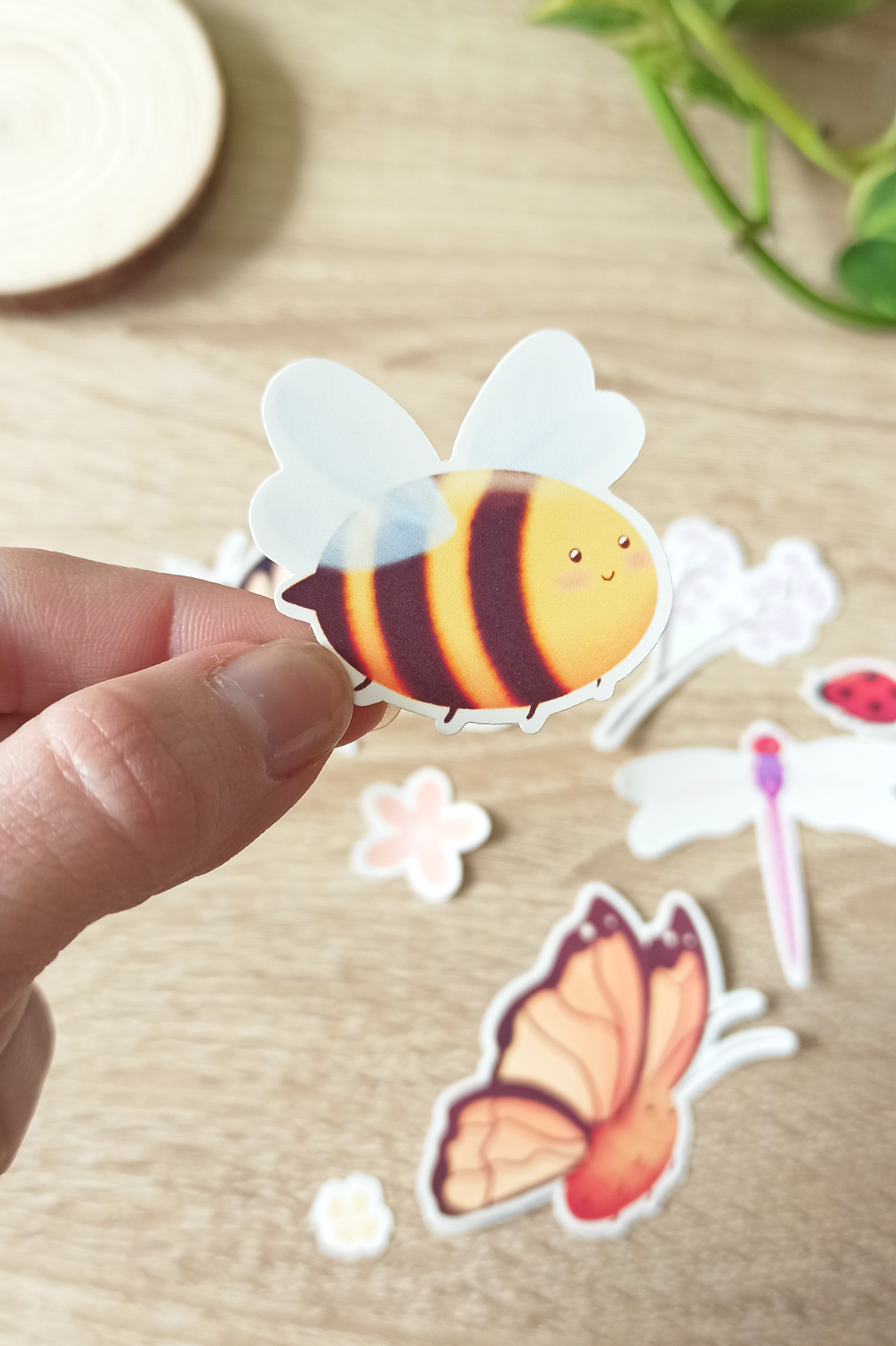 Spring stickers - pegatinas bichitos