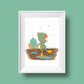 Bajo la lluvia - Print